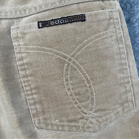 SEDGEFIELD Men’s Vintage Textured Micro-Cord Pants Tan Made in USA Size 32 - Picture 4 of 14